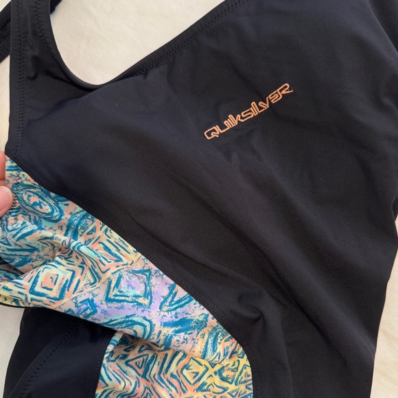 Quiksilver Open Back One Piece Swim Suit - Picture 4 of 5